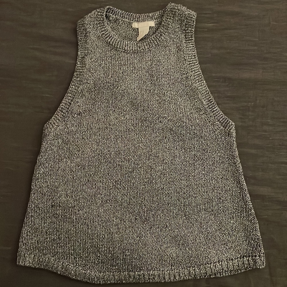H&M metallic sweater